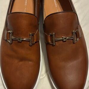 Marc New York Men's Tan Leather Loafers